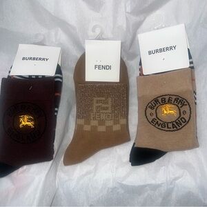 Womans Sock Bundle - Brown & Tan (3pair)